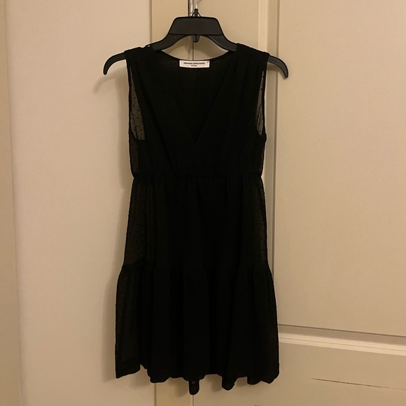 amanda uprichard black sheer mini dress - Picture 1 of 5